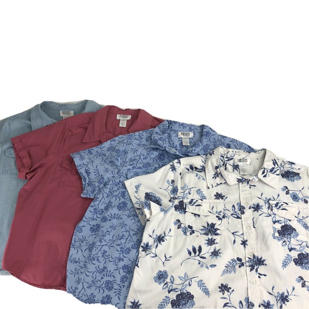 Lot of 4 Mainstreet Womens Button Down Shirt